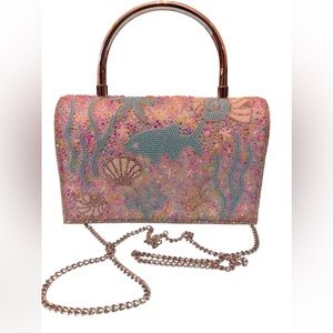 d'margeaux under the sea beaded handbag/crossbody